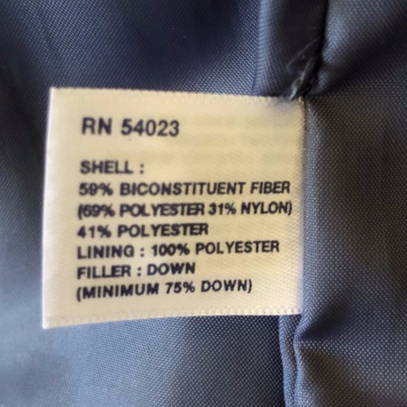 Gap Blue Down Vest M - Picture 10 of 13